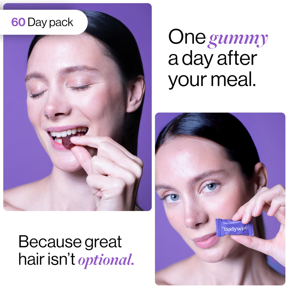 Be Bodywise Biotin Hair Growth Gummies for daily use