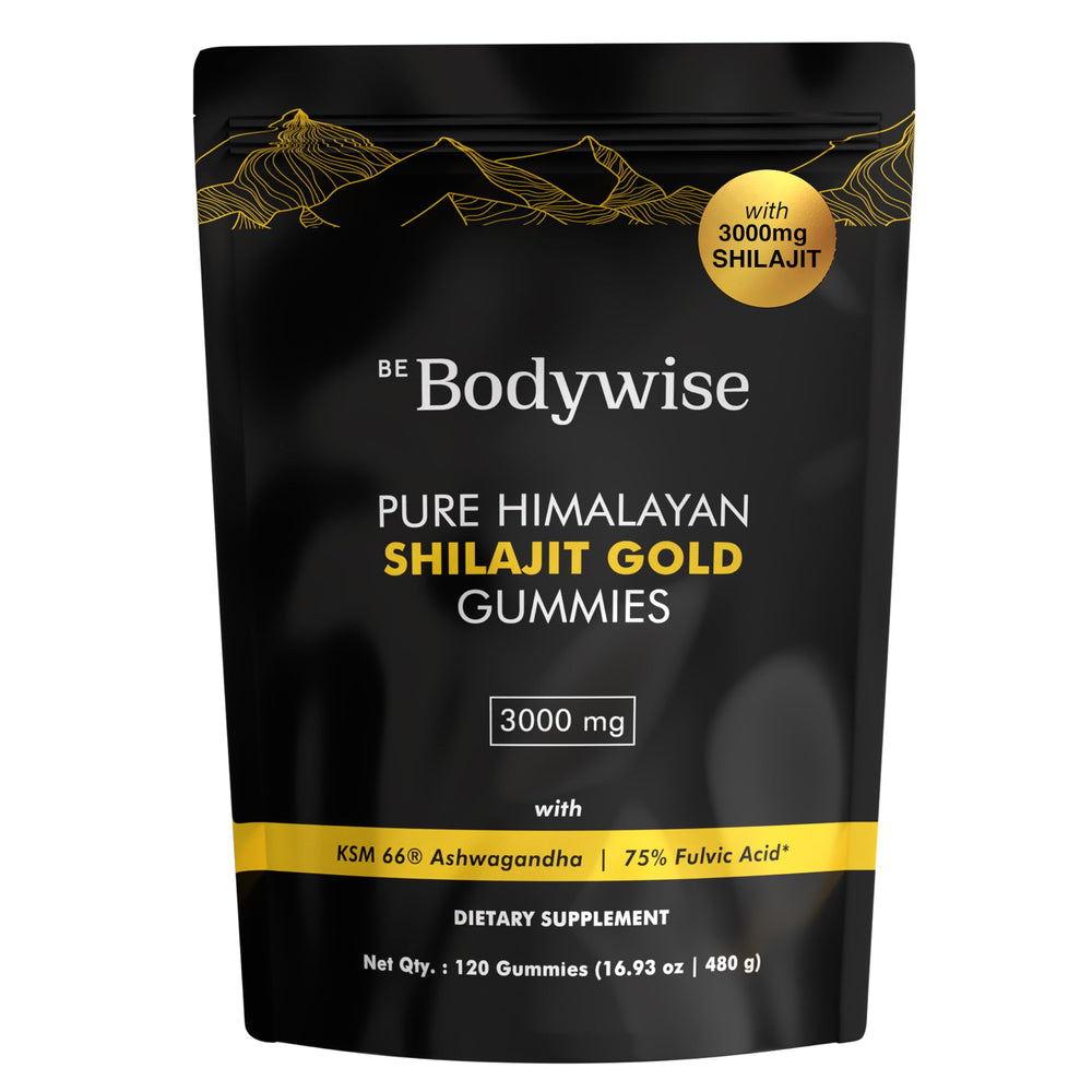 Be Bodywise Himalayan Shilajit Gummies bottle and packaging