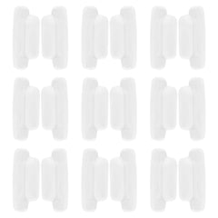 Soft silicone replacement nose pieces for Costa South Point and Oakley Latch Key L/M White, 11x6mm