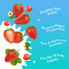 Nutrition facts panel for BeLive Biotin Gummies