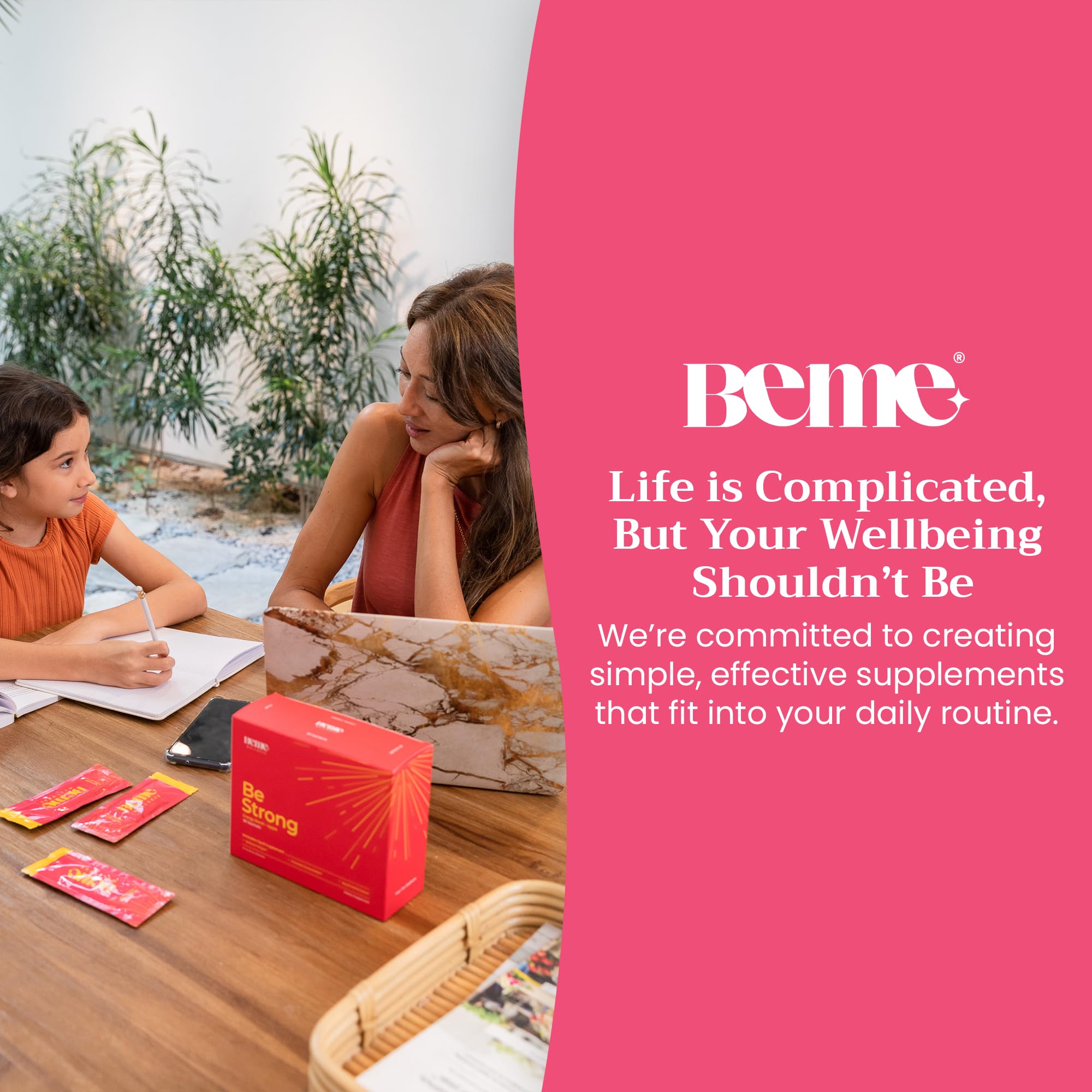 Box of BeMe Be Strong containing 30 sachets