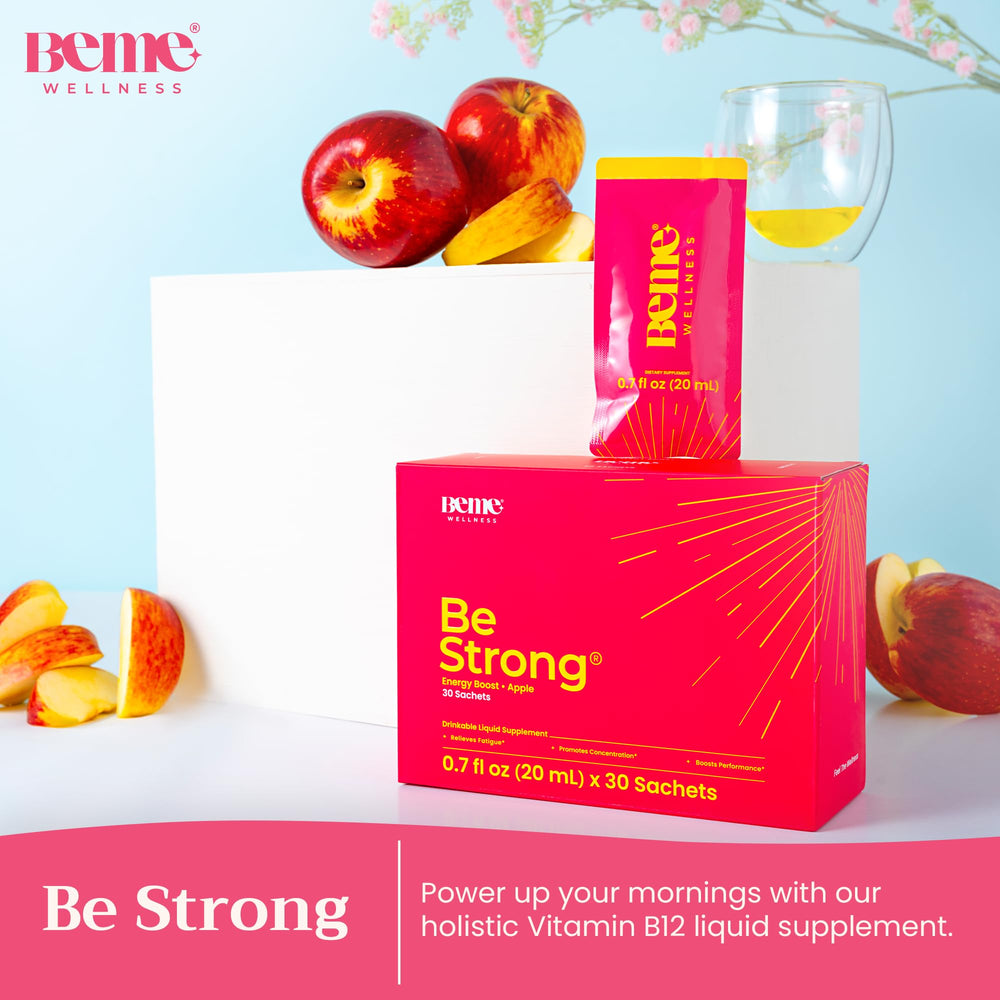 BeMe Be Strong ingredients include Guarana, B12, B6, Niacin, Taurine, and Verisol collagen