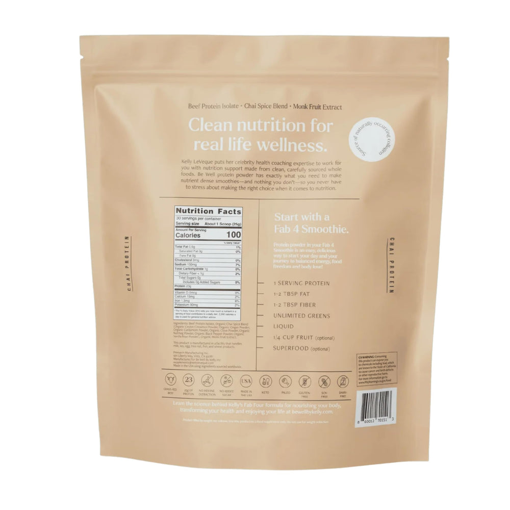Scooped powder and ingredients close-up