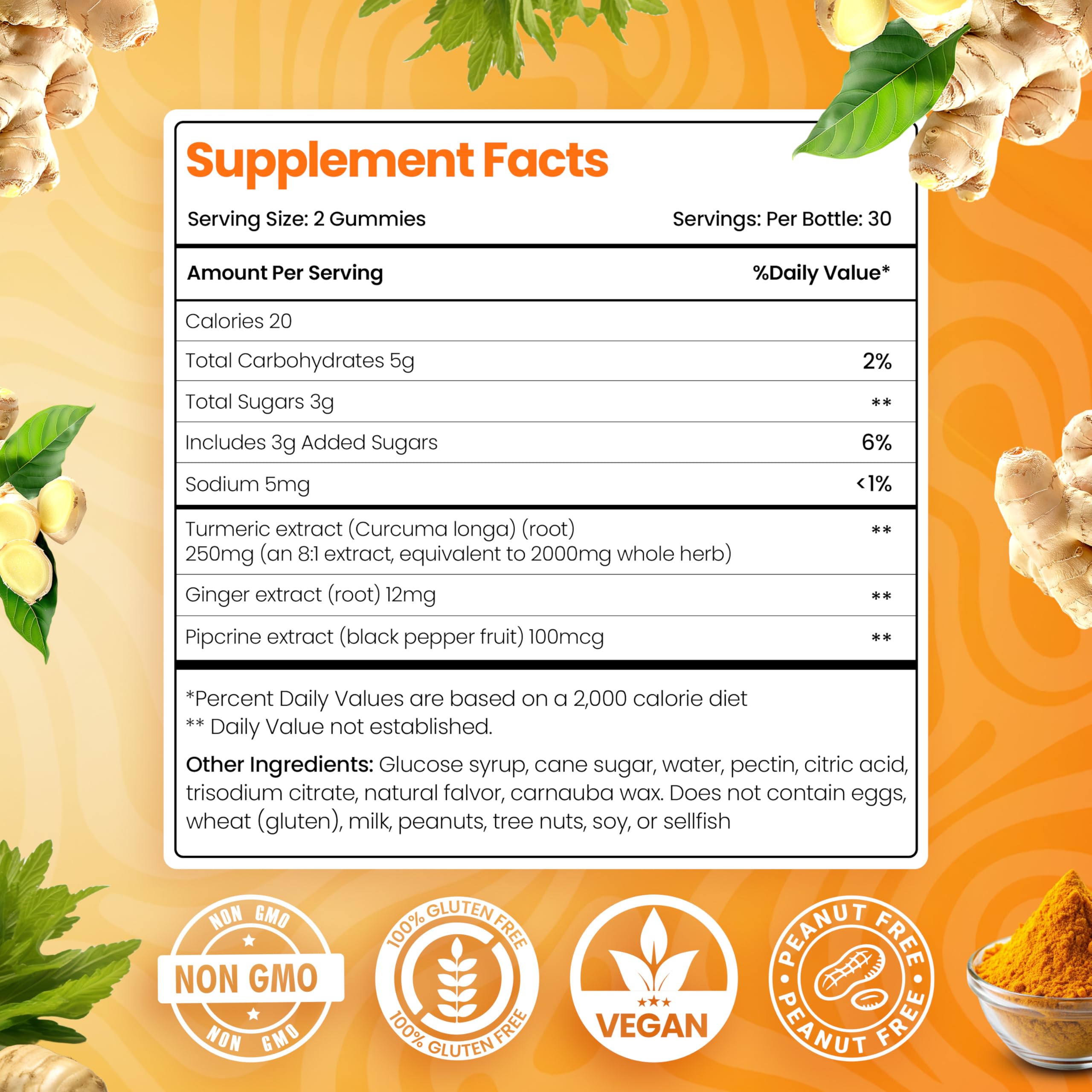 Pack of 2 BeElevated Curcumin Turmeric Gummies