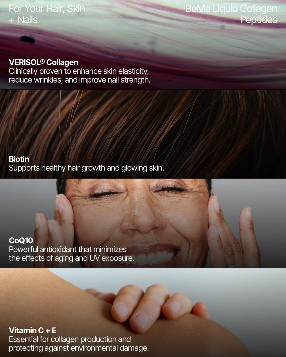 BeMe Strawberry Sachets tear-and-go design close-up