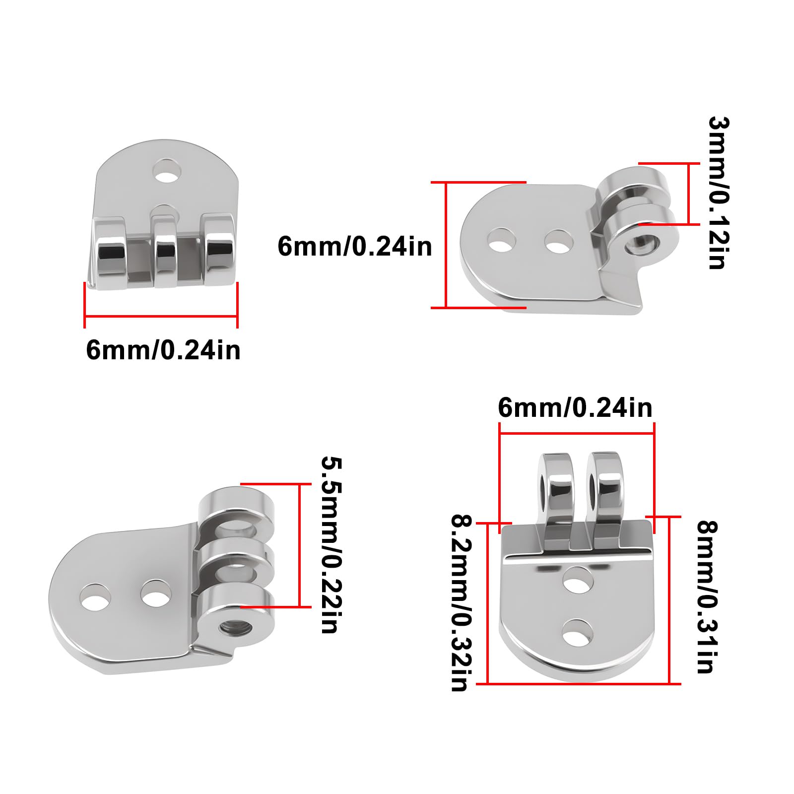 Close-up of right hinges from Be In Your Mind kit