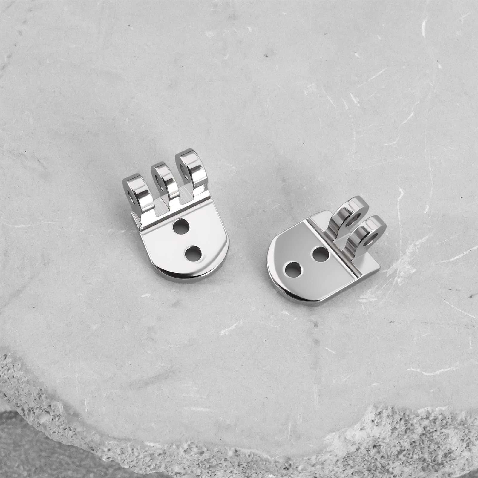 Package contents: 4 left hinges, 4 right hinges, 8 screws