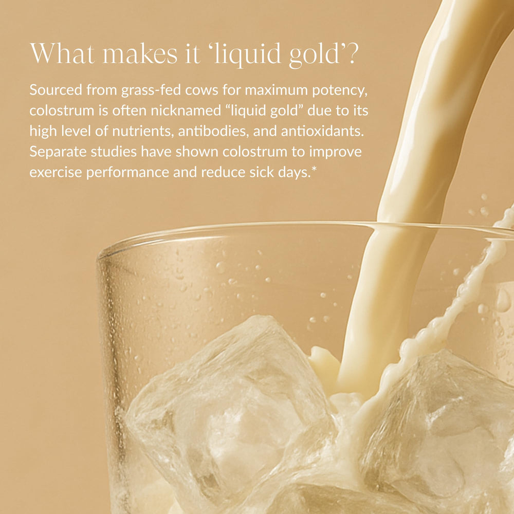 Ingredients: pure whole bovine colostrum with no fillers