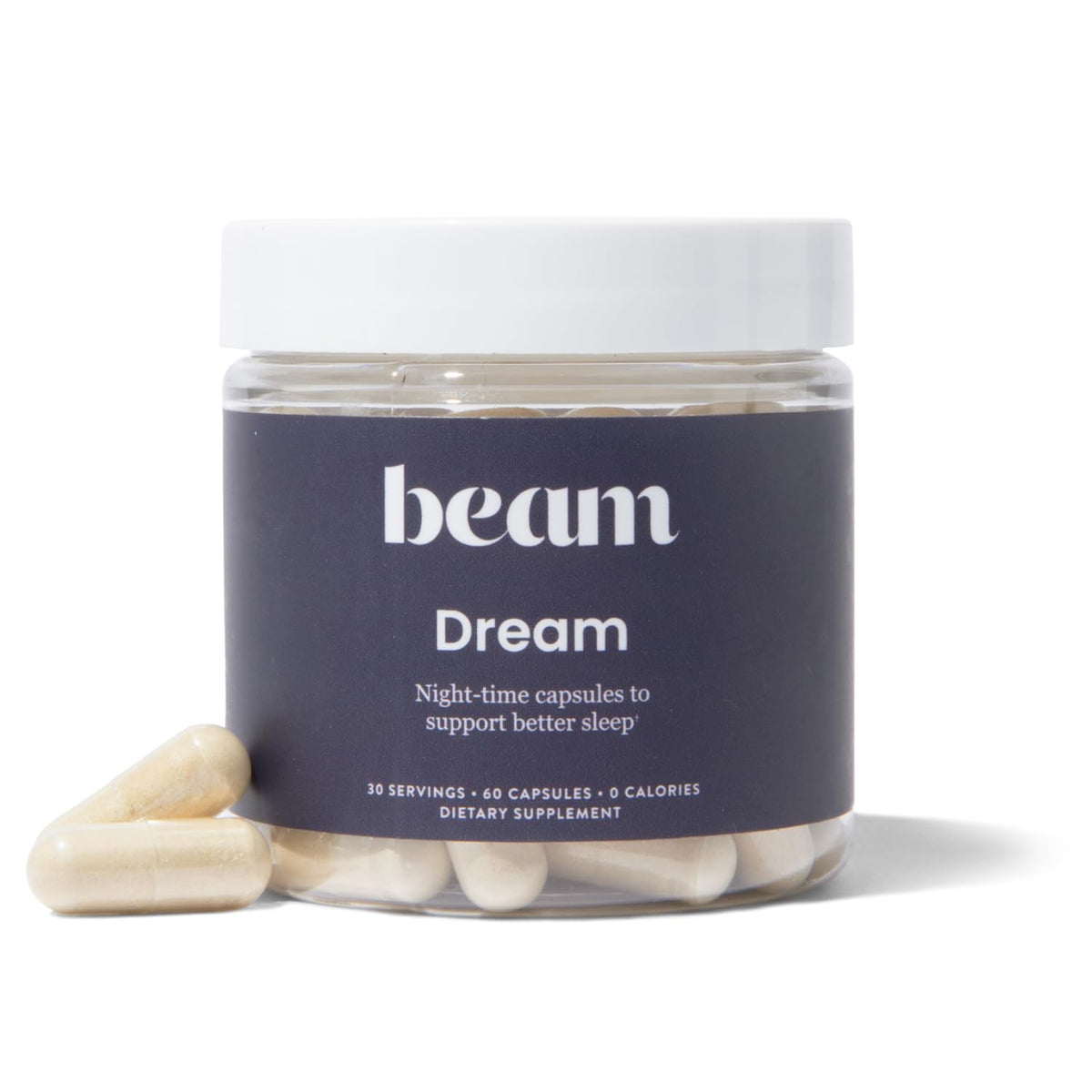 Beam Dream Sleep Capsules bottle front view