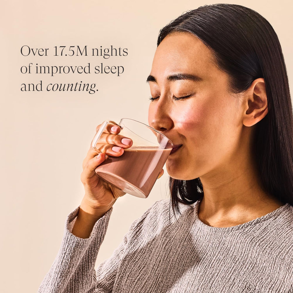 Creamy prepared Beam Dream sleep drink in glass