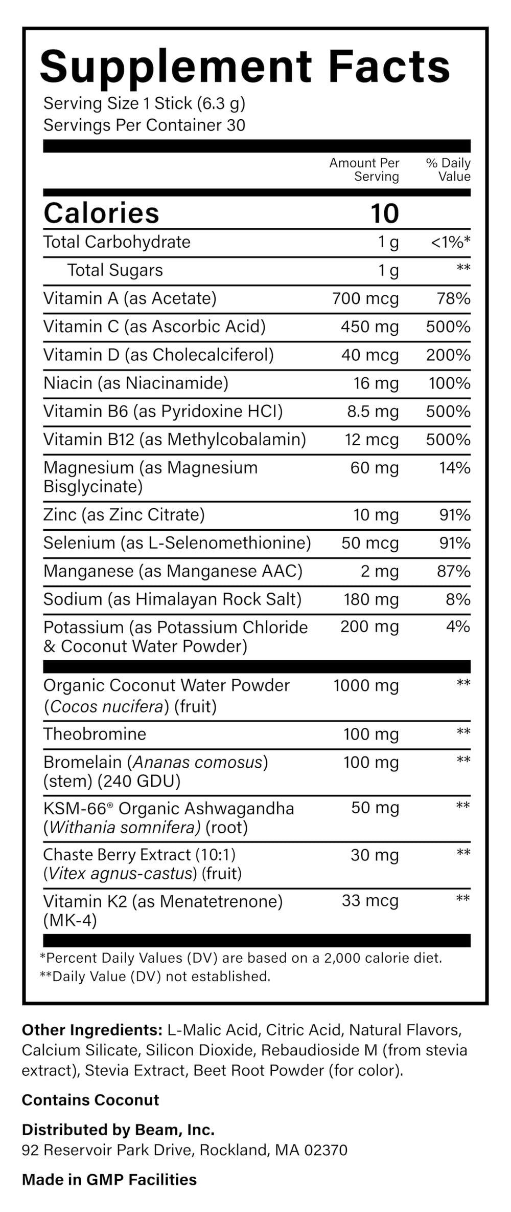 Gift-ready Beam Glow wellness gift box