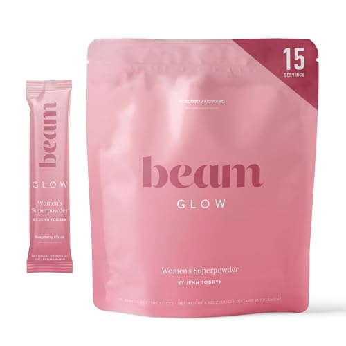 Beam Glow bottle emphasizing hormone balance for women