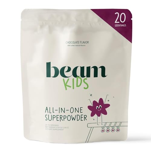 Beam Kids All-in-One Superfood Powder tub with label