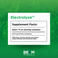 Pouring Electrolyze electrolyte liquid into a glass