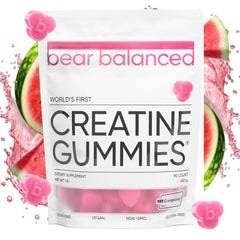 Bear Balanced Creatine Gummies bag label