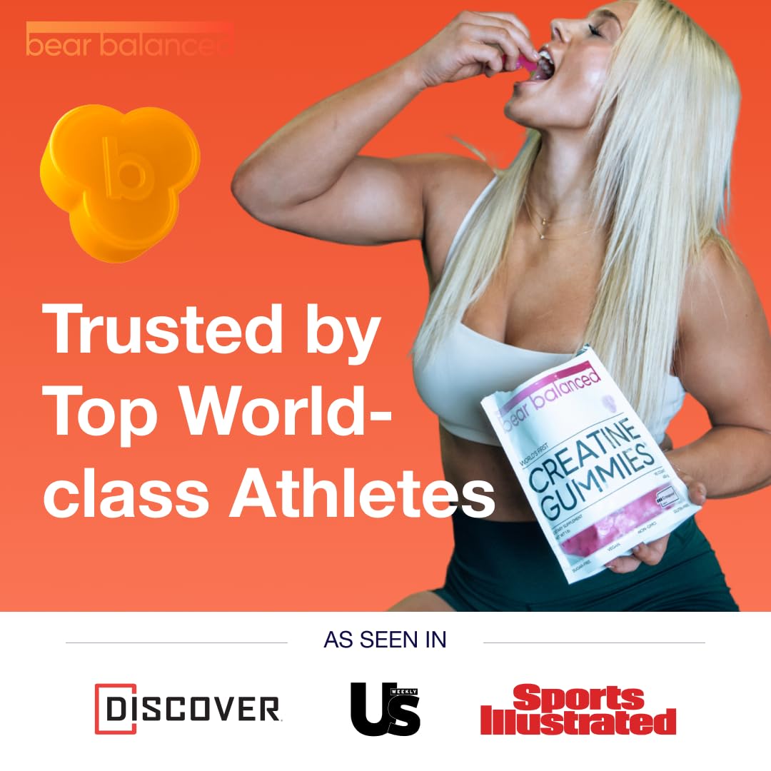 Creatine+ blend in Bear Balanced Creatine Gummies