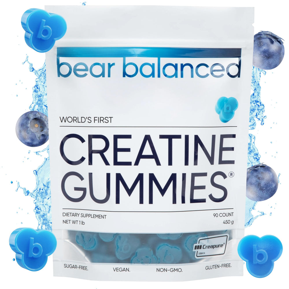 Bear Balanced Creatine Gummies bottle front label