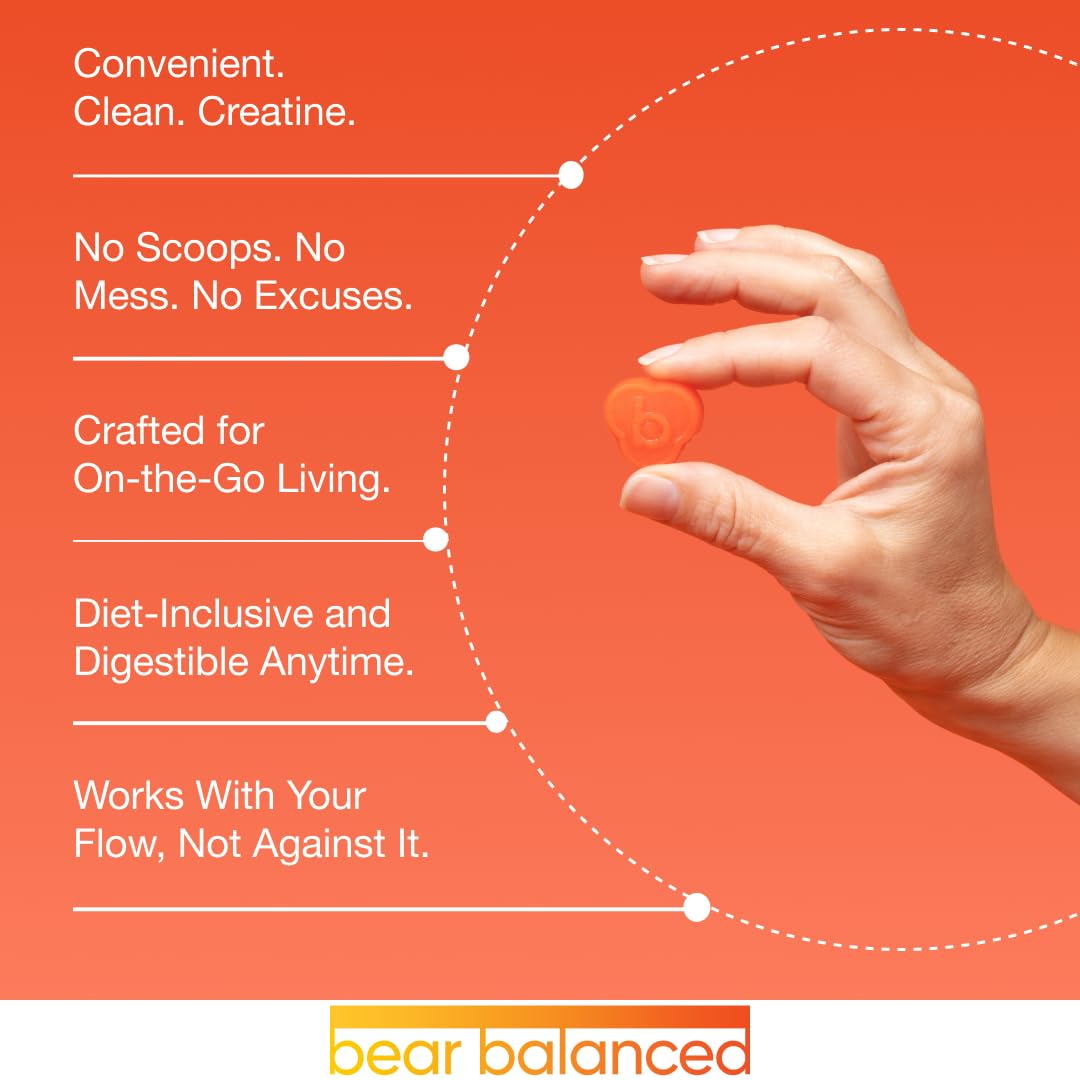 Bear Balanced Creatine Gummies packaging box