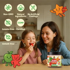 Bear Bites Gummies Mango flavor - vegan gluten-free sugar-free snack