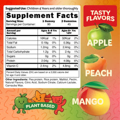 Bear Bites Gummies Peach flavor - kids vitamin C immunity booster