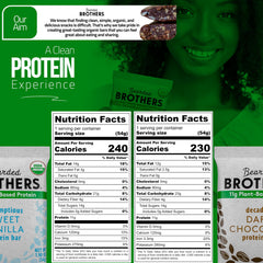 Bearded Brothers ingredients closeup shows nuts and seeds for plant-based protein