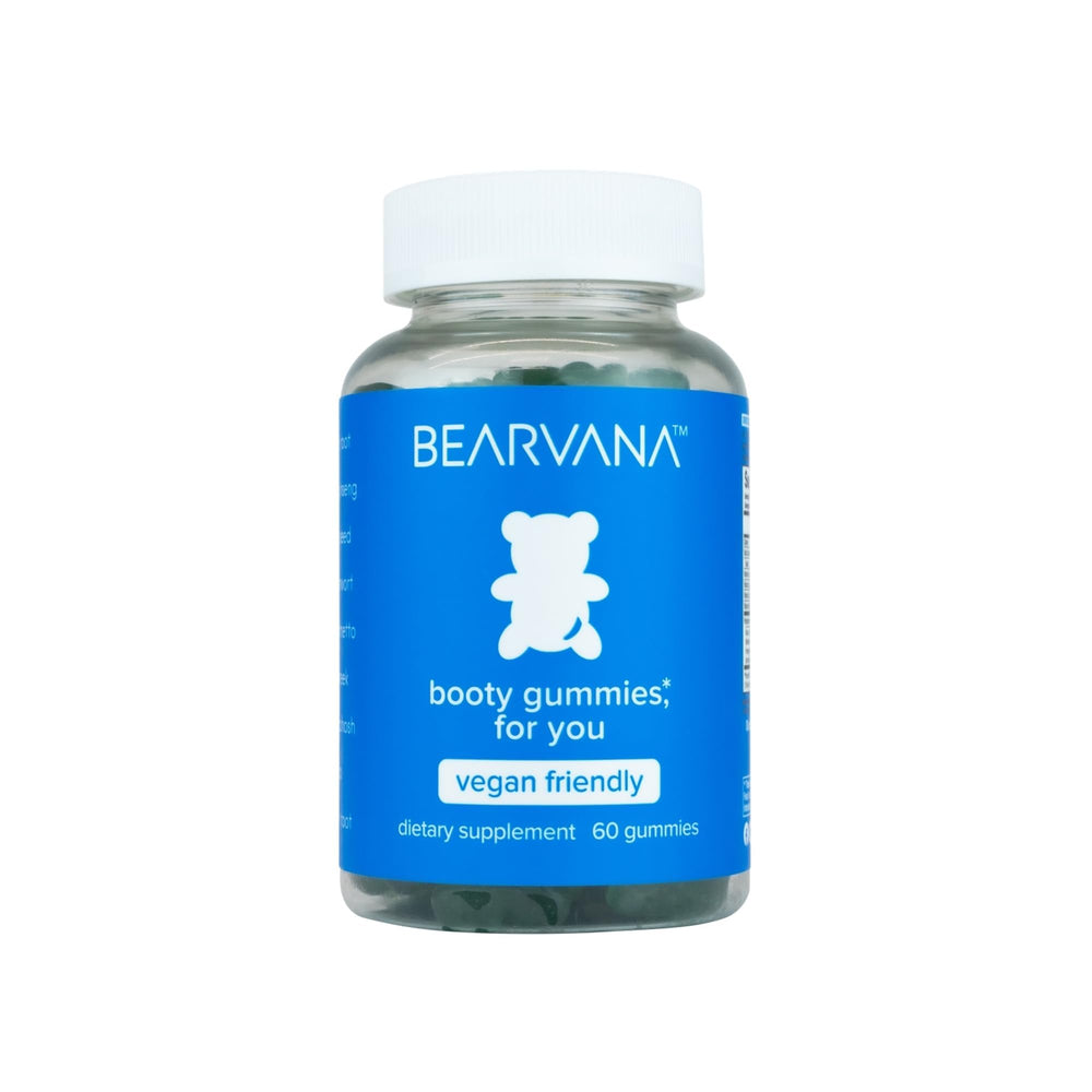 Bottle of BEARVANA Peach Support Gummies for Women