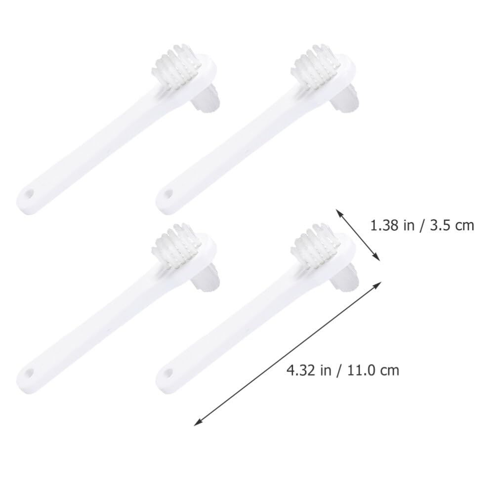 Gentle cleaning action safe for gums and dentures