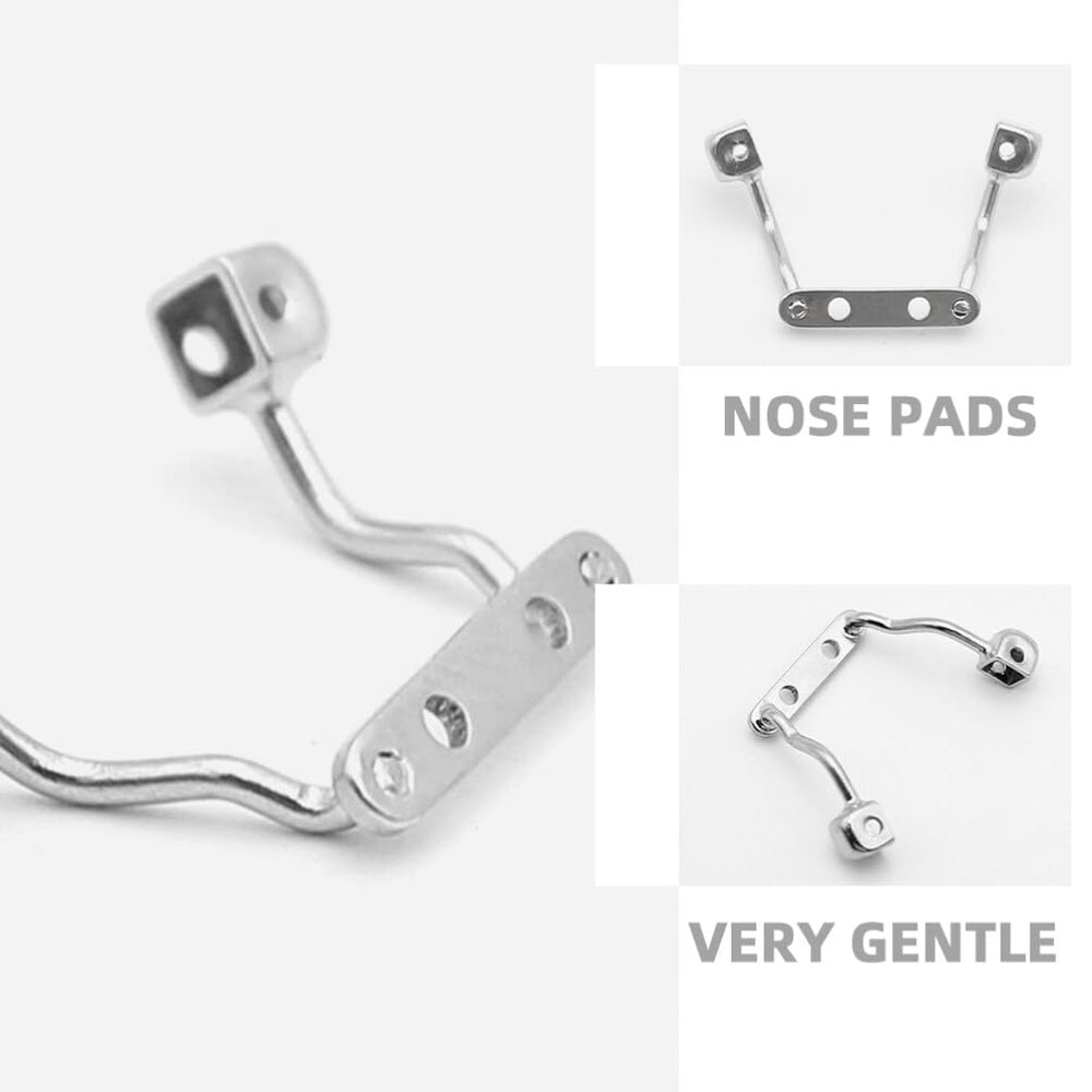 Replacement nose pads for rimless glasses