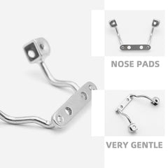 Replacement nose pads for rimless glasses
