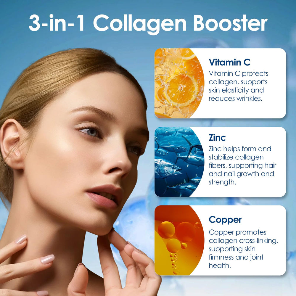 Dissolved collagen powder in clear drink