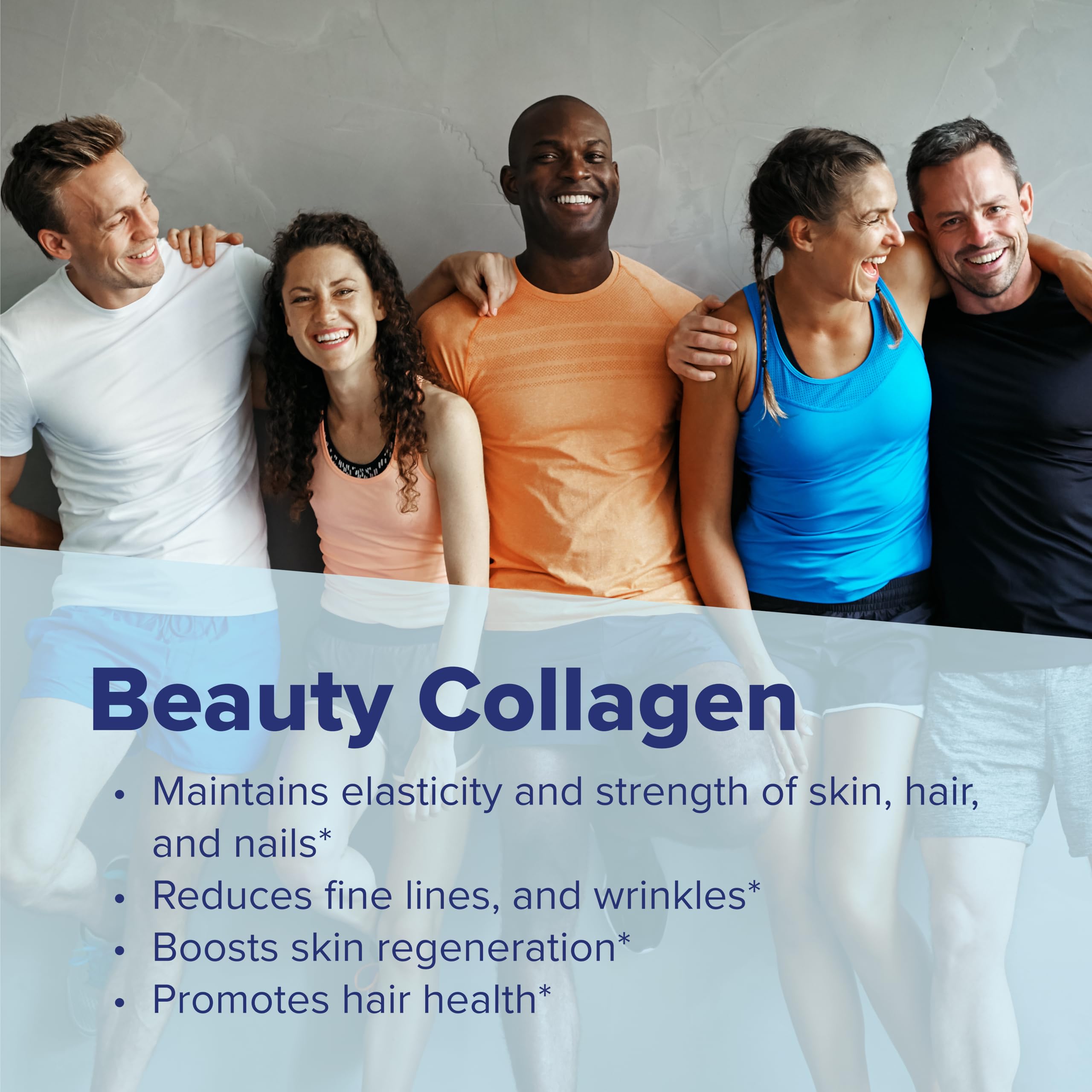 Collagen powder being poured into a glass