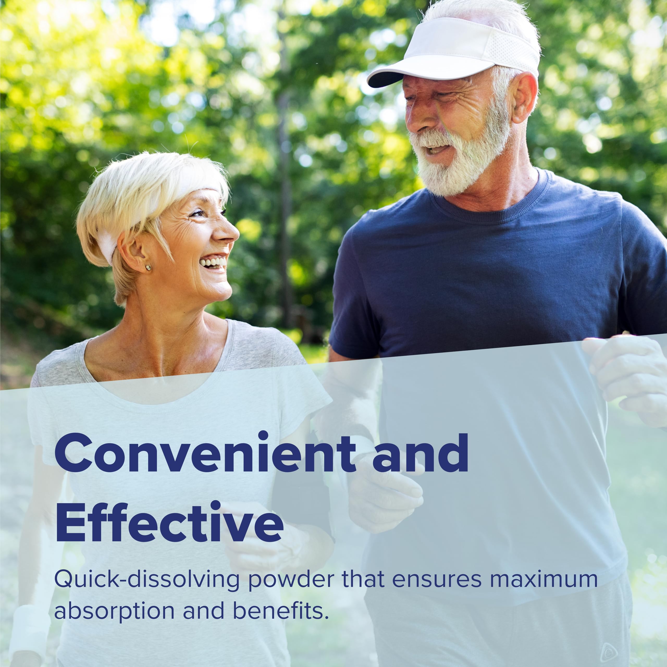 Close-up of collagen powder texture