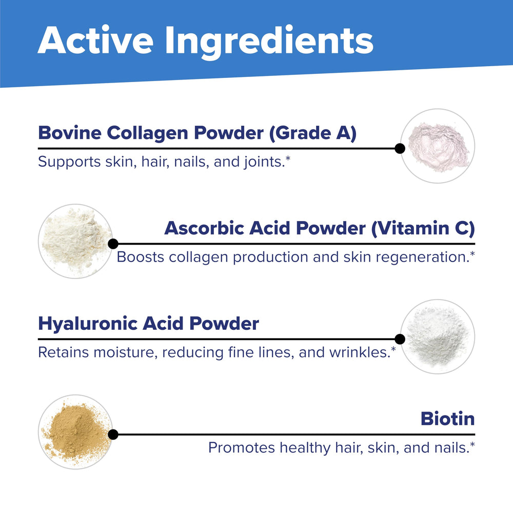 9g collagen per serving highlighted on label