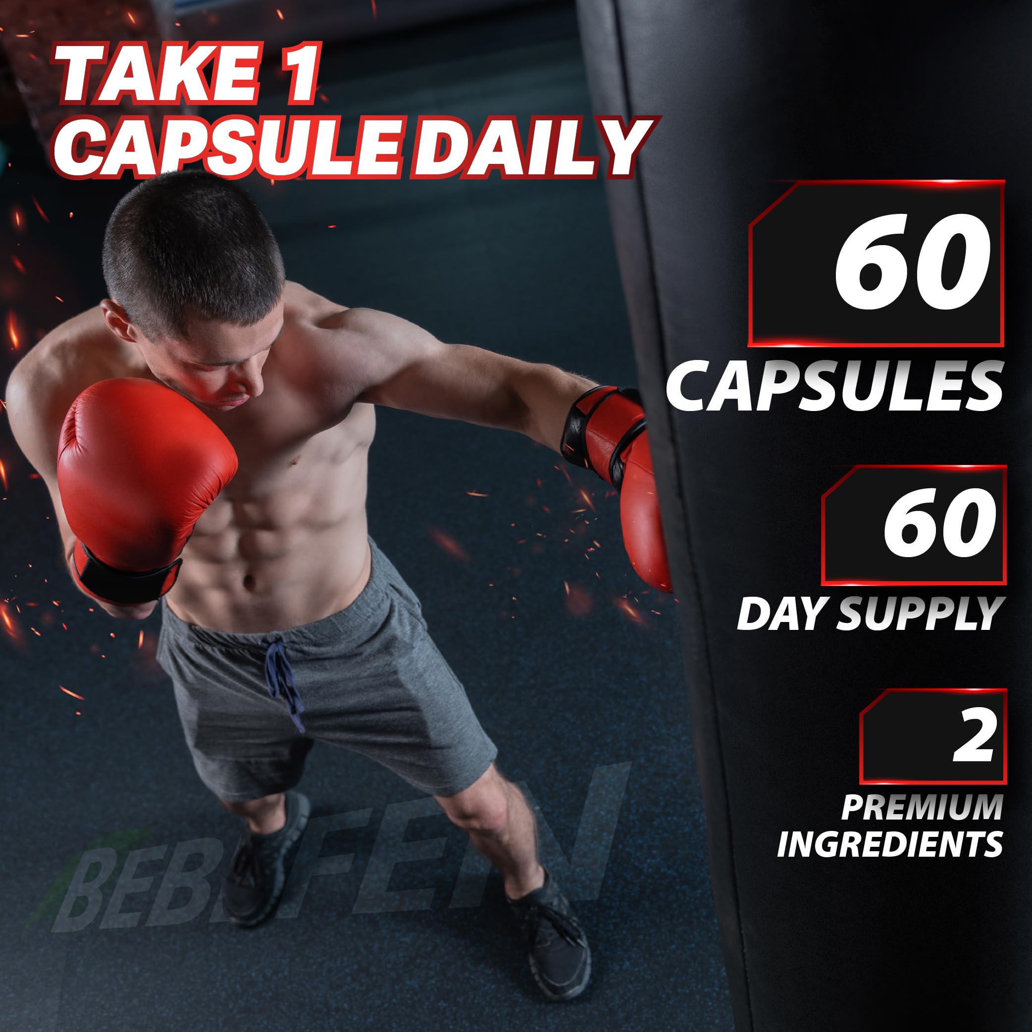 Two-month supply of BEBEFEN Psyllium Husk Capsules