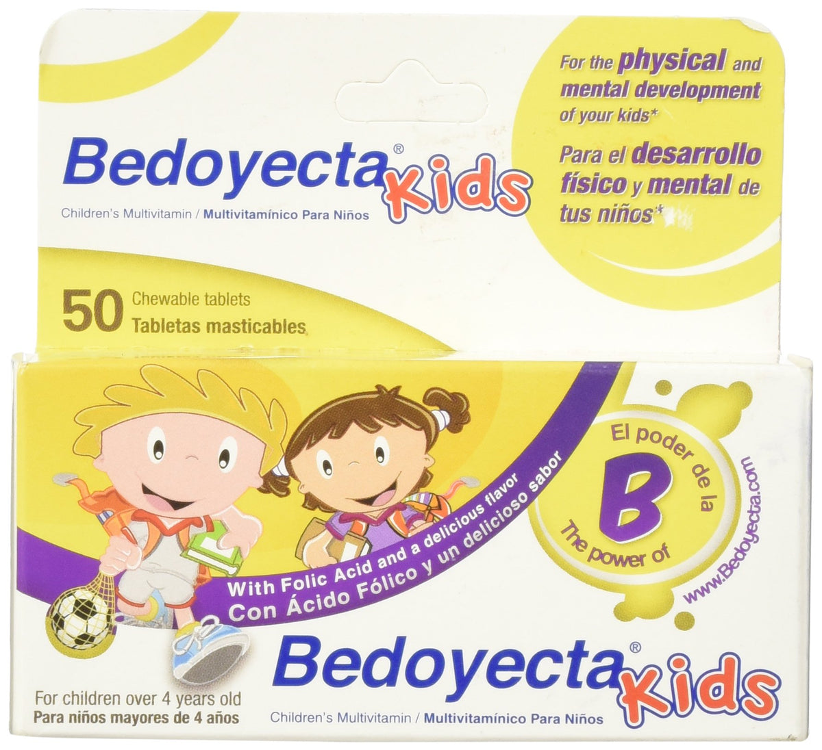 Bedoyecta Kids chewables box, 50-count