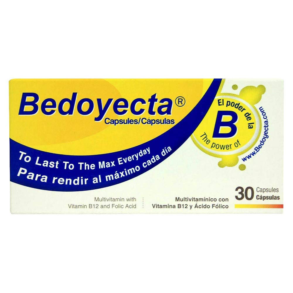 Bedoyecta Multivitamin 30 Capsules Pack of 4 – 120 Total Capsules