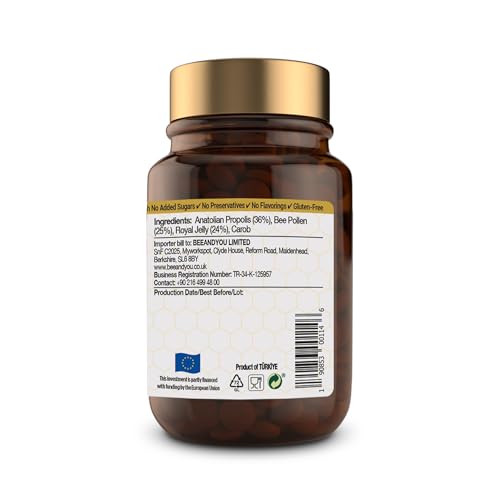 Propolis extract bottle highlighting natural propolis