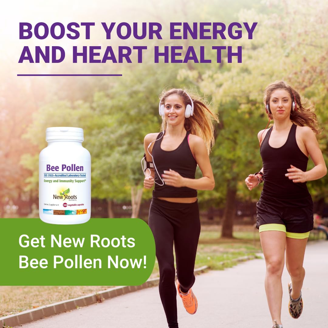Healthy lifestyle imagery with bees and pollen