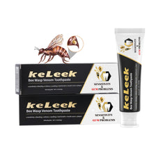Two-pack Bee Wasp Venom toothpaste for bleeding gums