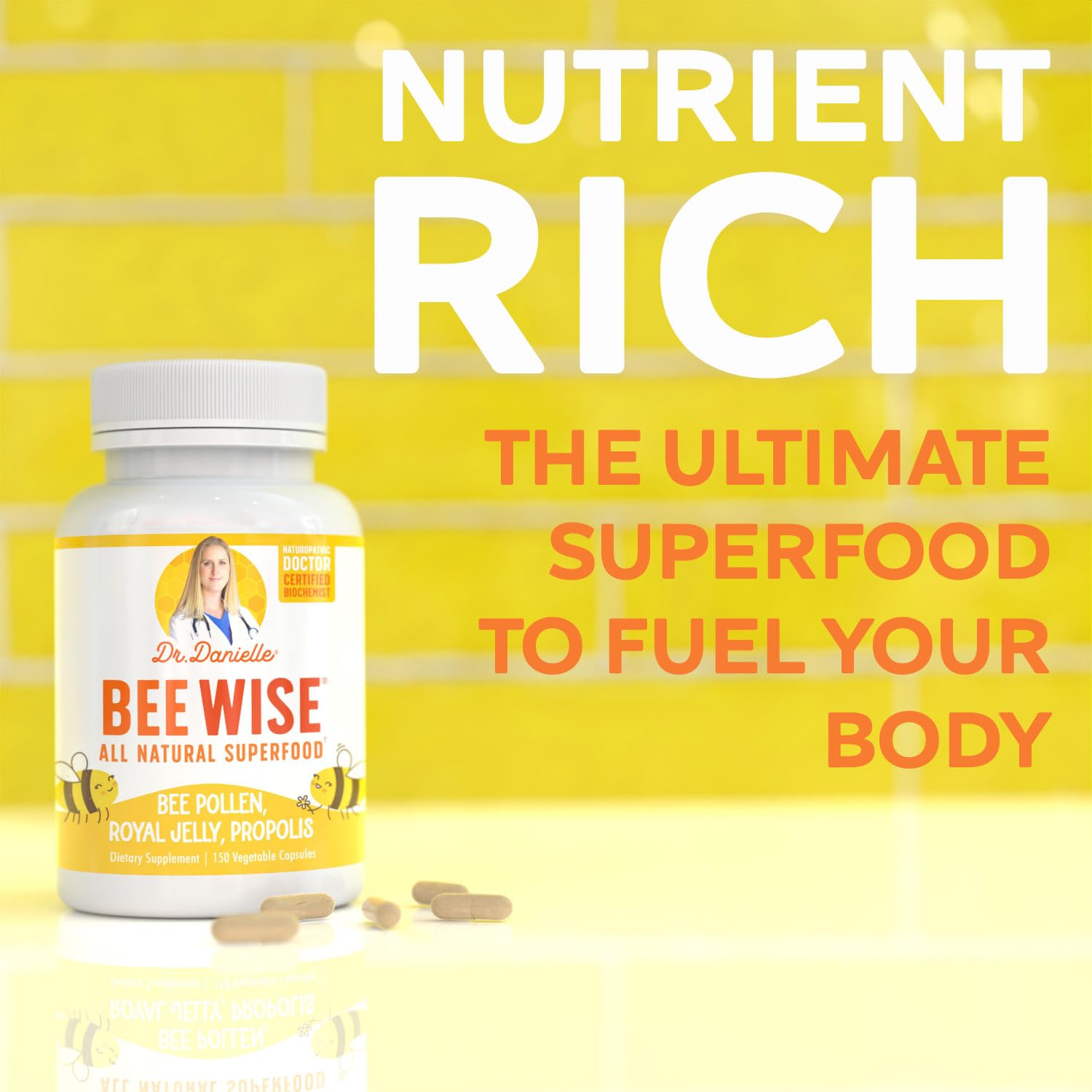 Ingredients: Bee Pollen, Propolis, and Royal Jelly