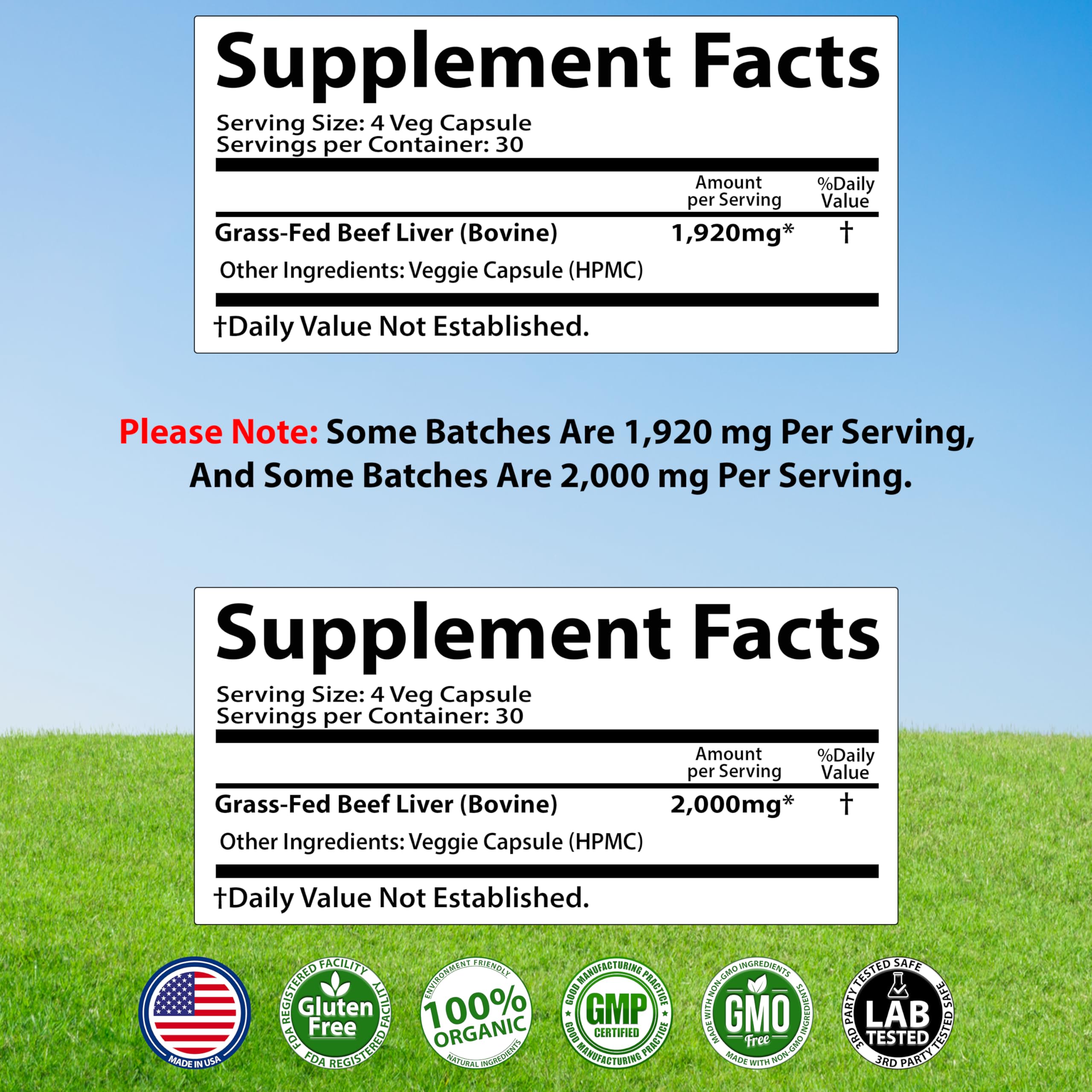 Nutrients: Vitamin A, Vitamin B12 and iron from beef liver