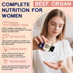 Beef liver organ powder component