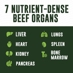 Beef pancreas - included in the seven-organ blend