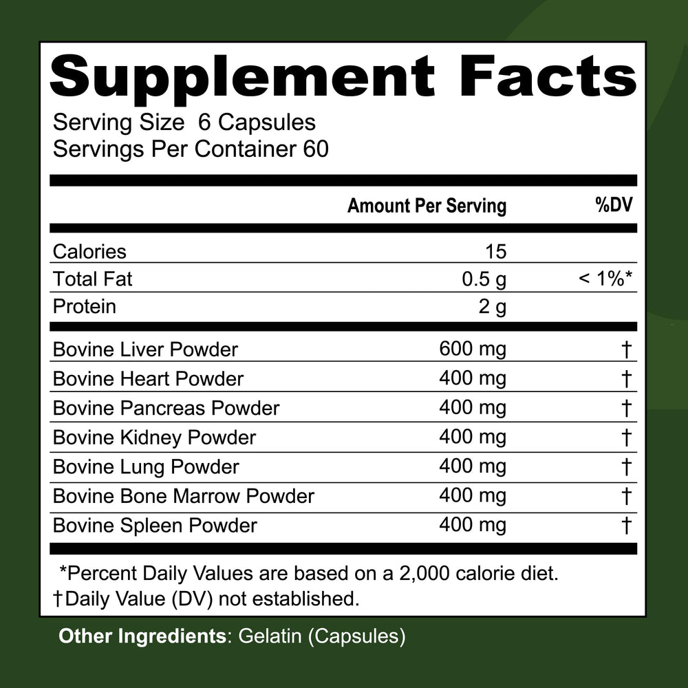 New Zealand source: pasture-raised beef organs