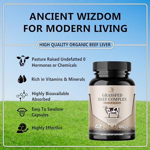 Close-up of desiccated beef organ capsules