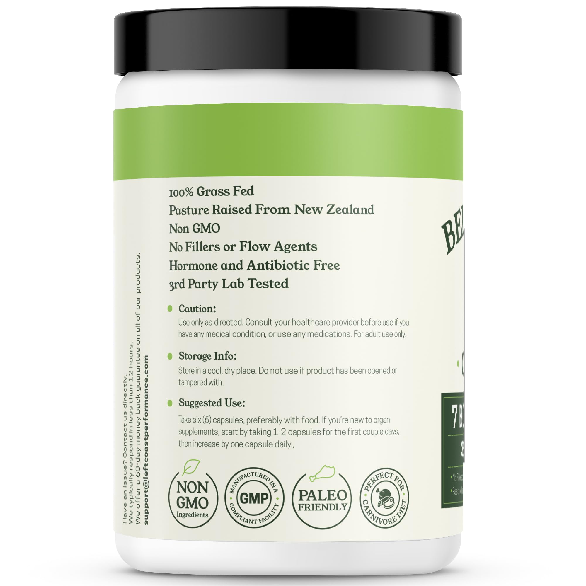 Carnivore diet friendly capsules, 360-count bottle