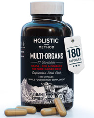 Beef Organ Supplement Complex bottle and label