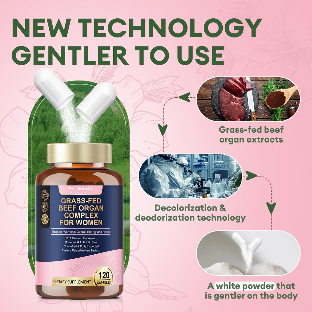 Capsules showing energy and hormone balance support