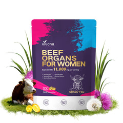 Front view of Beef Organ Supplement for Women bottle