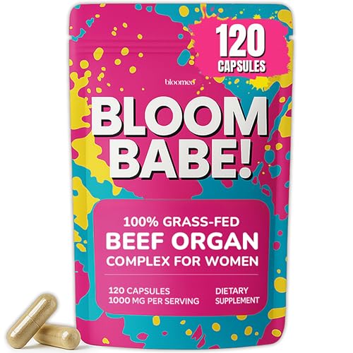 Beef organ supplement for women featuring liver, heart, kidney, ovary and uterus ingredients